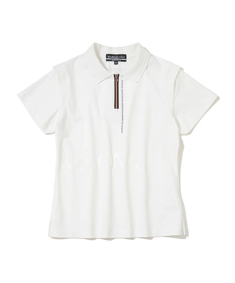 MARK&LONA WOMENS Zip-up Polo Shirt
