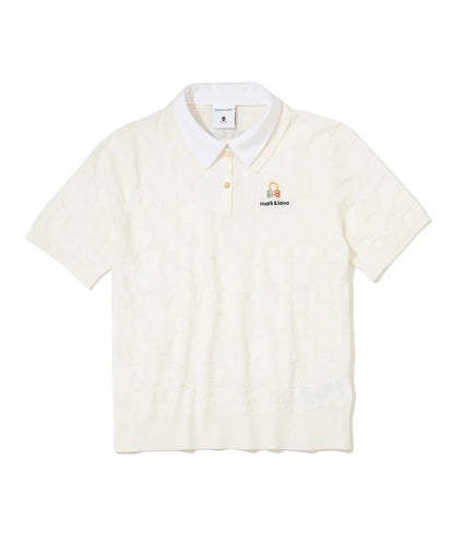 MARK&LONA WOMENS Quadro Icon 2-Way Collar Knit Polo
