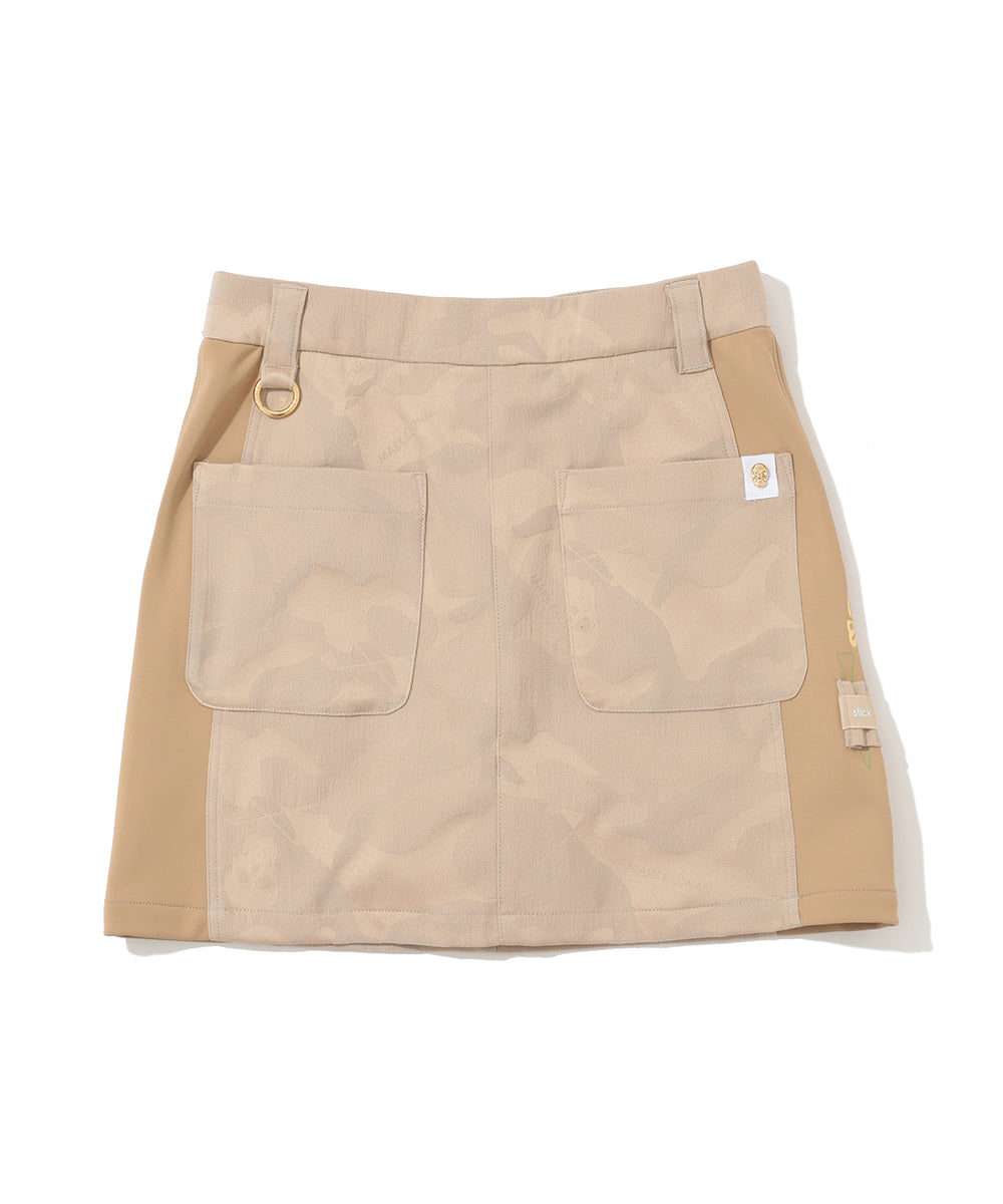 MARK&LONA WOMENS Gauge Hybrid Camo Jacquard Skirt