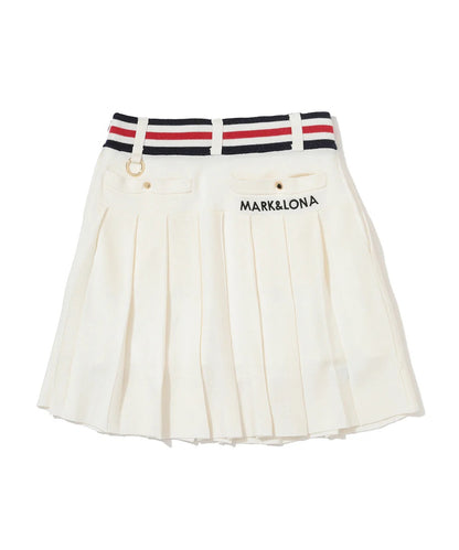 MARK&LONA WOMENS Luminous Pleated Knit Skirt
