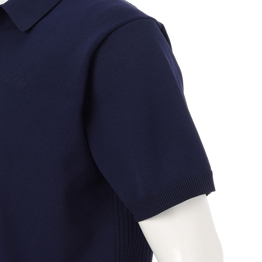 FELISI MENS MS EYELET STRIPE KNIT POLO