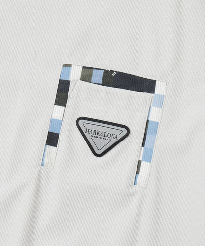 MARK&LONA MENS Mock-neck T-shirt