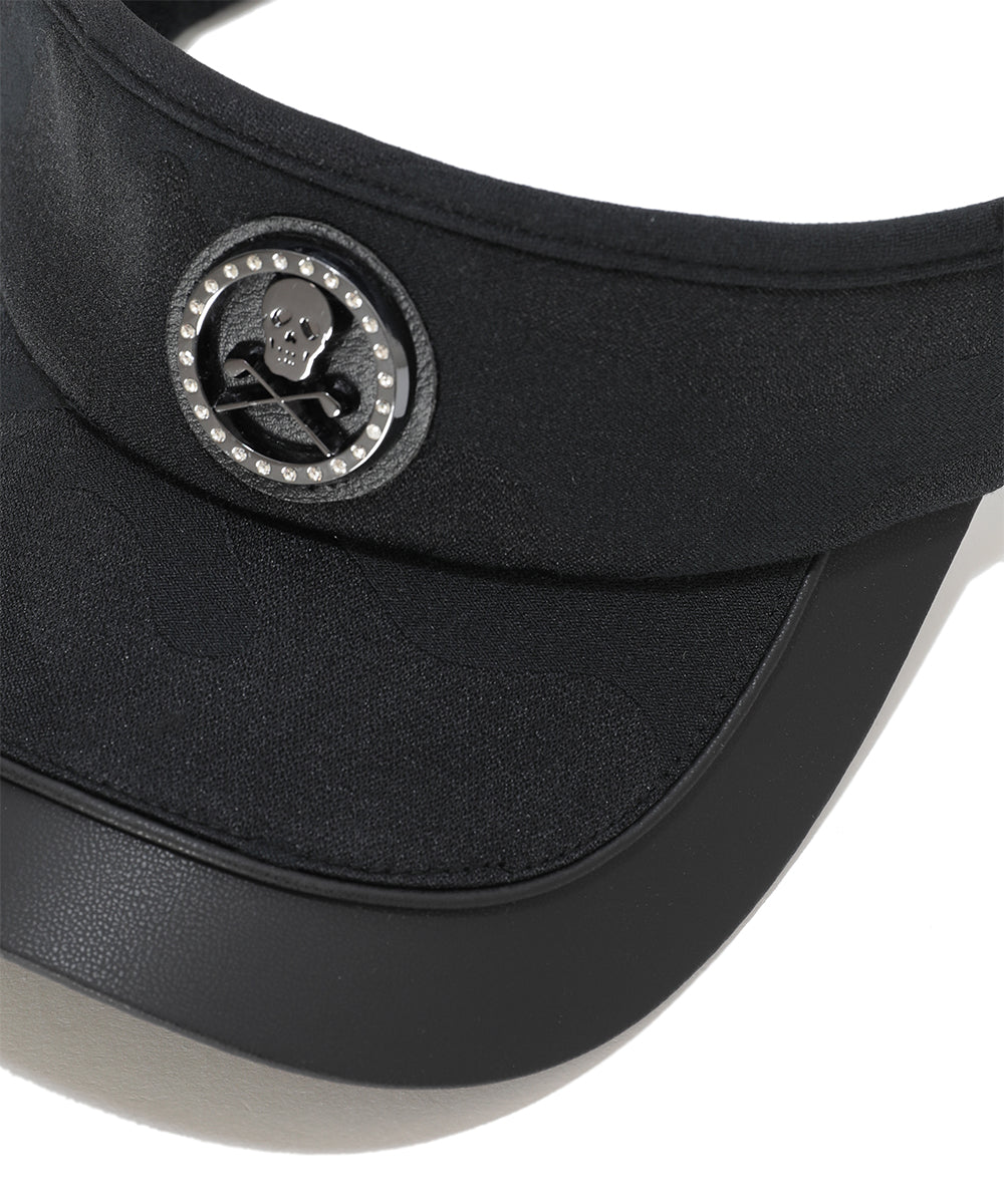 MARK&LONA MENS Gauge Camo Leather Trim Visor