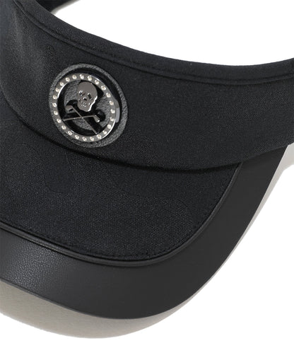 MARK&LONA MENS Gauge Camo Leather Trim Visor