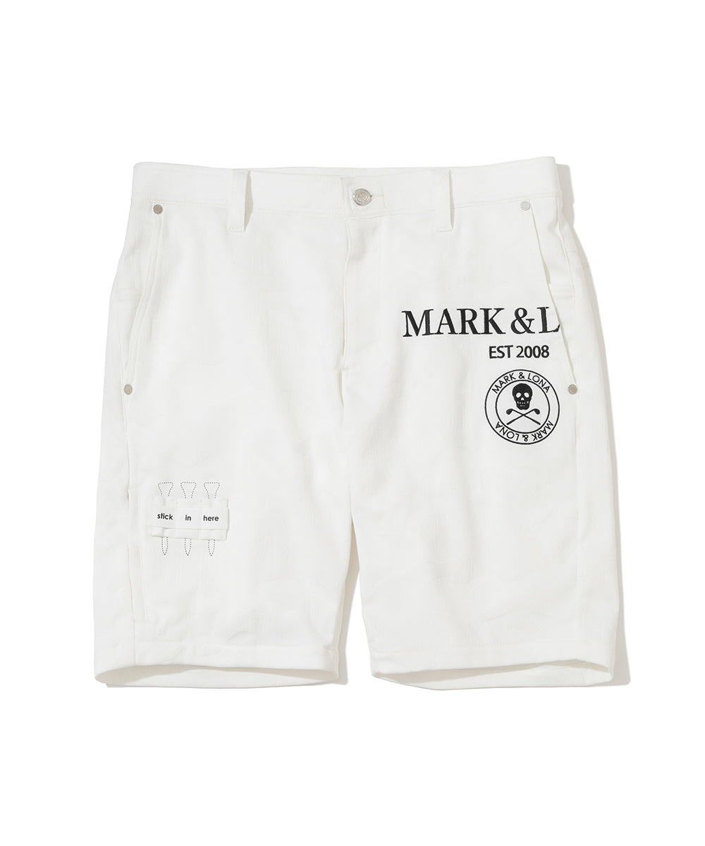 MARK&LONA MENS Gauge Utility Camo Jacquard Shorts