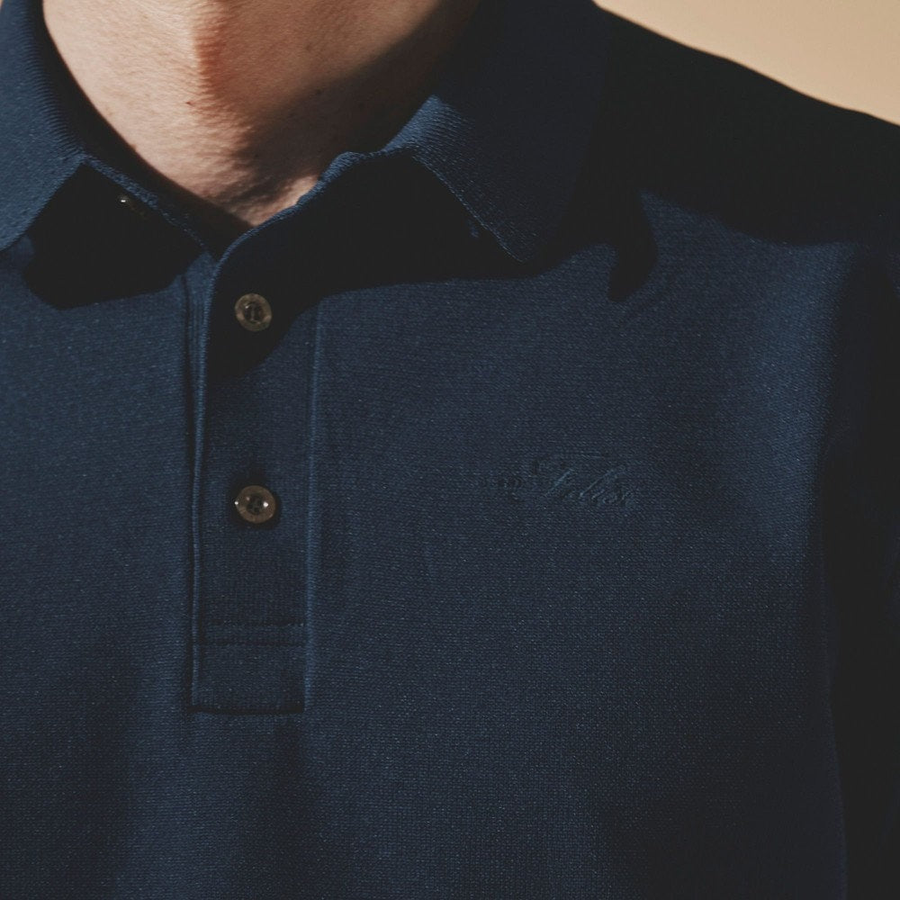 FELISI MENS MS EYELET STRIPE KNIT POLO