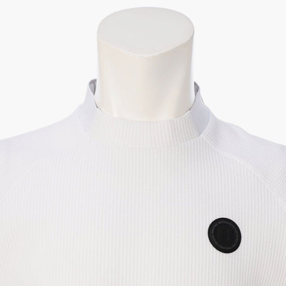 BRIEFING MENS CE MS WAFFLE NECK LOGO HIGHNECK RF