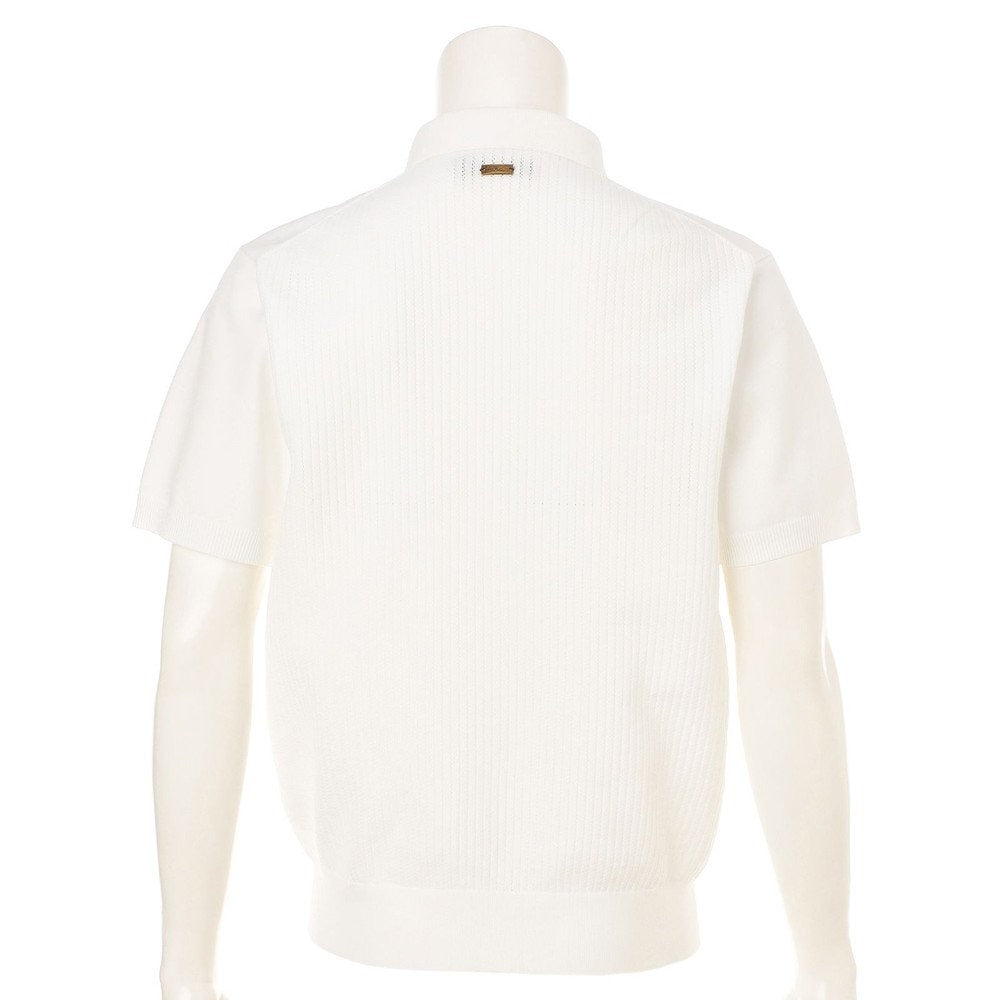 FELISI MENS MS EYELET STRIPE KNIT POLO