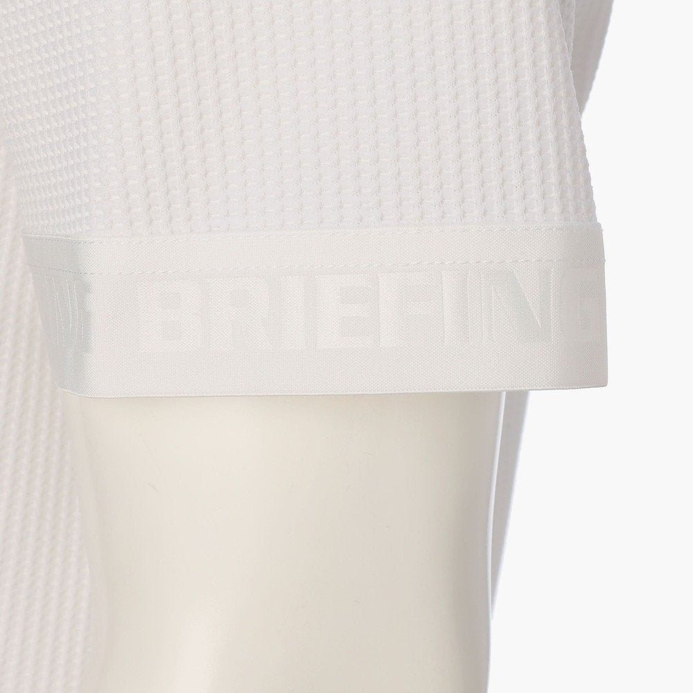 BRIEFING MENS CE MS WAFFLE NECK LOGO HIGHNECK RF