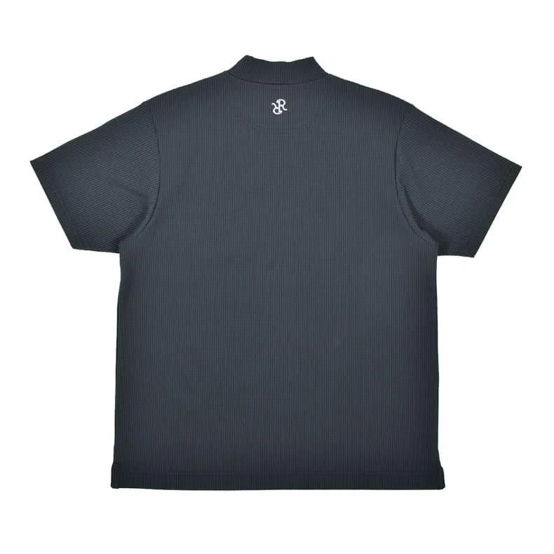 Resurrection MENS  Silicon Tag Waffle Mock Neck (Relax Fit)