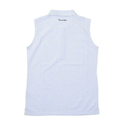Resurrection WOMENS Gingham Check Sleeveless Polo Shirt