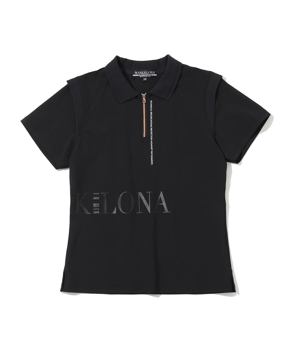 MARK&LONA WOMENS Zip-up Polo Shirt
