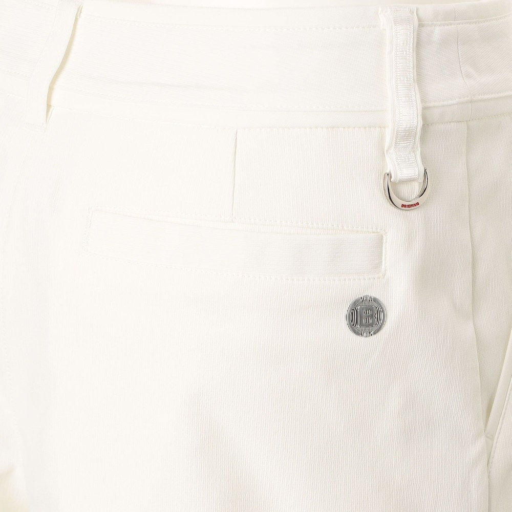 BRIEFING WOMENS WS STRIPE PLEATED SHORT PANTS