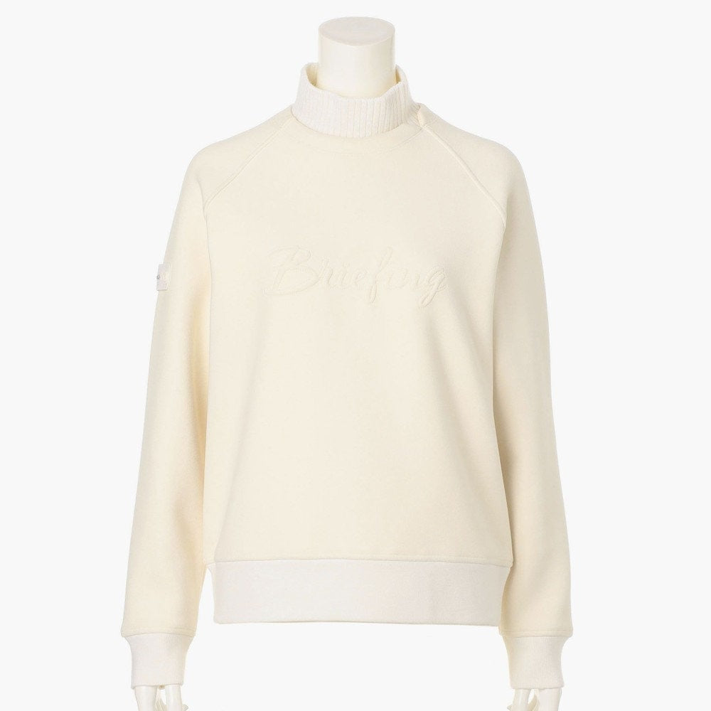 BRIEFING WOMENS HOL WS STITCH LOGO FAKE LAYERED HIGHNECK