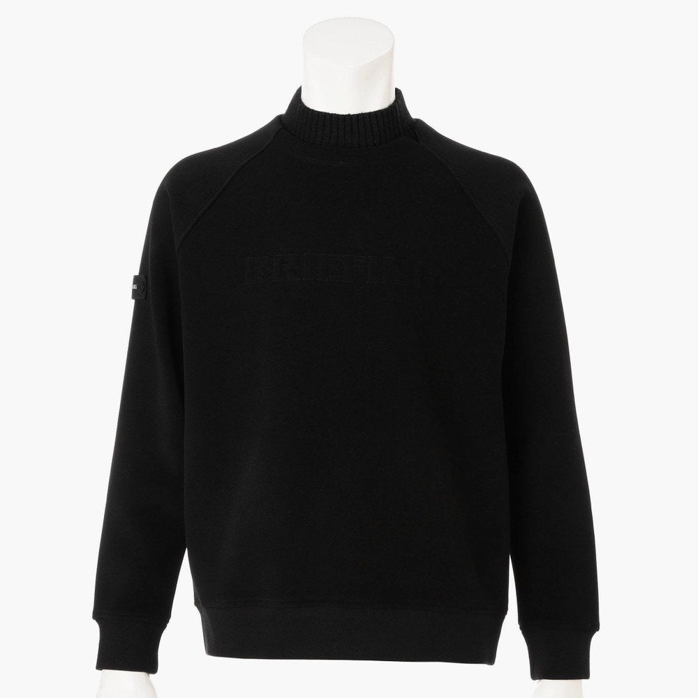 BRIEFING MENS HOL MS STITCH LOGO FAKE LAYERED HIGHNECK