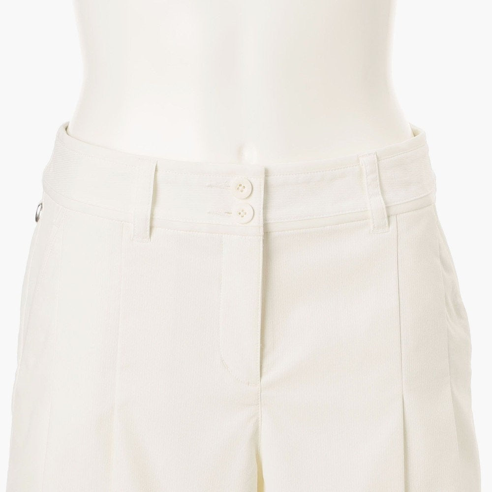 BRIEFING WOMENS WS STRIPE PLEATED SHORT PANTS