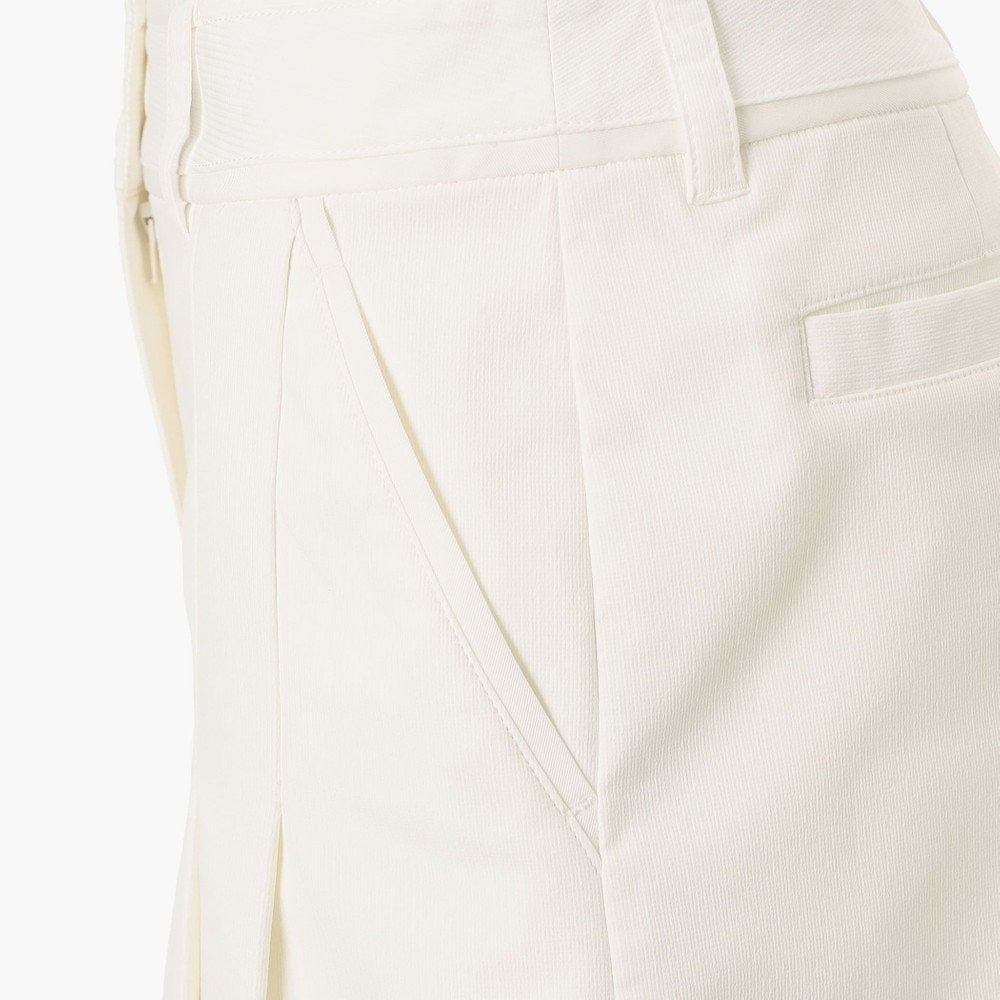BRIEFING WOMENS WS STRIPE PLEATED SHORT PANTS