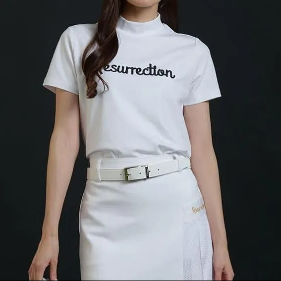 Resurrection WOMENS Silicone Logo Mock Neck