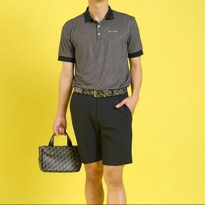 Resurrection MENS Shippo Pattern Polo Shirt