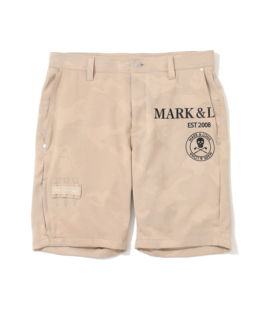 MARK&LONA MENS Gauge Utility Camo Jacquard Shorts