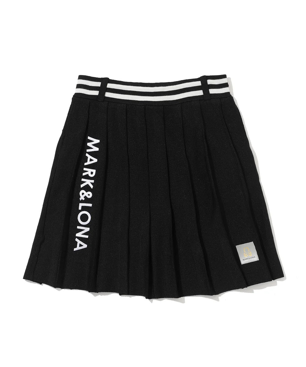 MARK&LONA WOMENS Luminous Pleated Knit Skirt