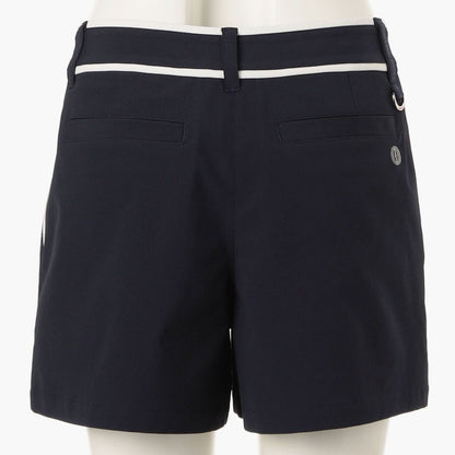 BRIEFING WOMENS WS STRIPE PLEATED SHORT PANTS