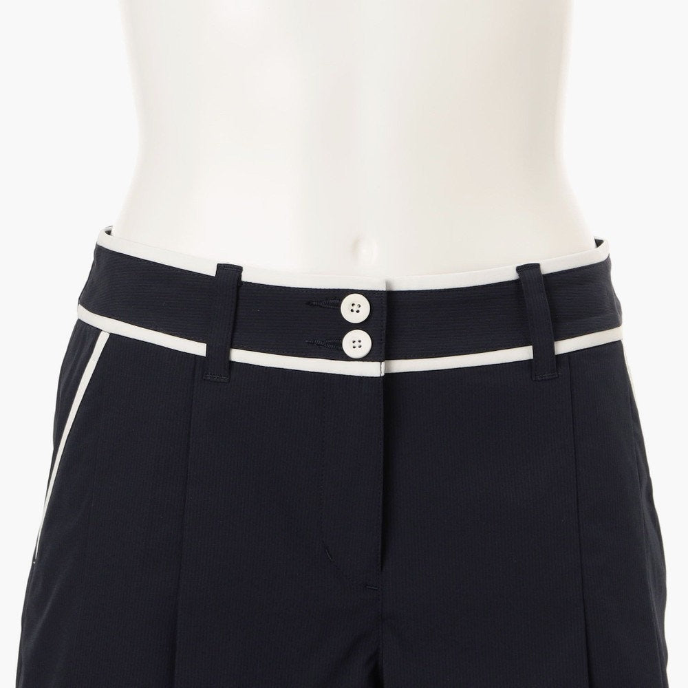 BRIEFING WOMENS WS STRIPE PLEATED SHORT PANTS