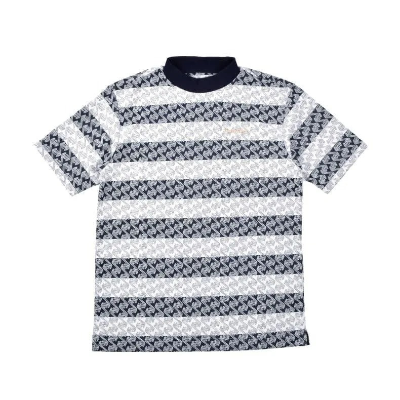 Resurrection MENS GM Striped Jagard Mock Neck