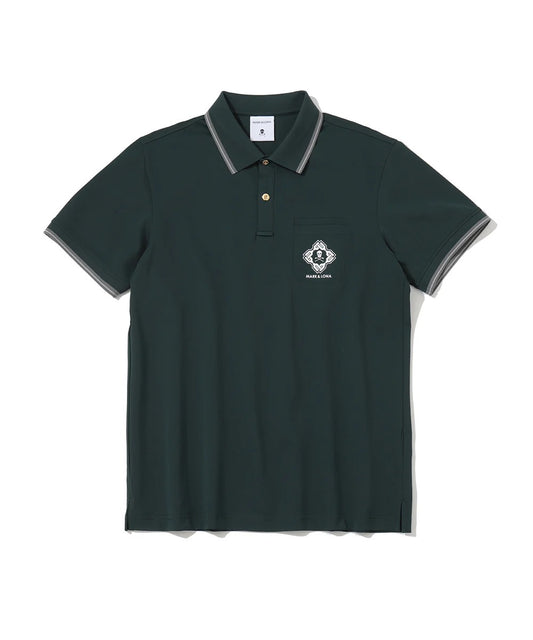 MARK&LONA MENS Stela Patch Pocket Stretch Piqué Polo