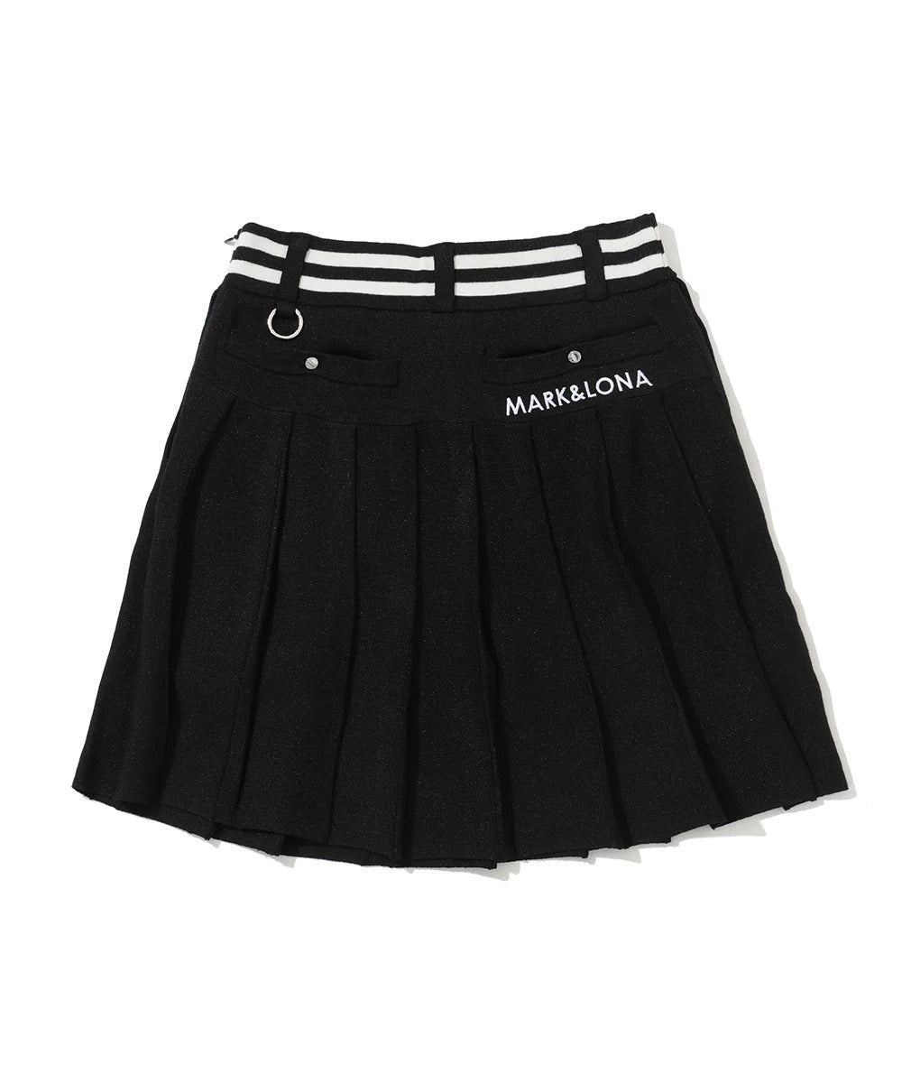 MARK&LONA WOMENS Luminous Pleated Knit Skirt