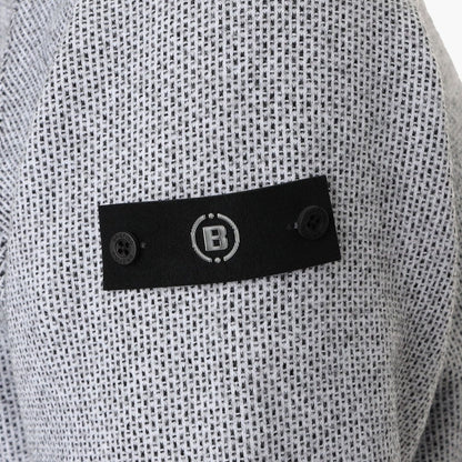 BRIEFING MENS MS BIRDS EYE LOGO CREWNECK KNIT