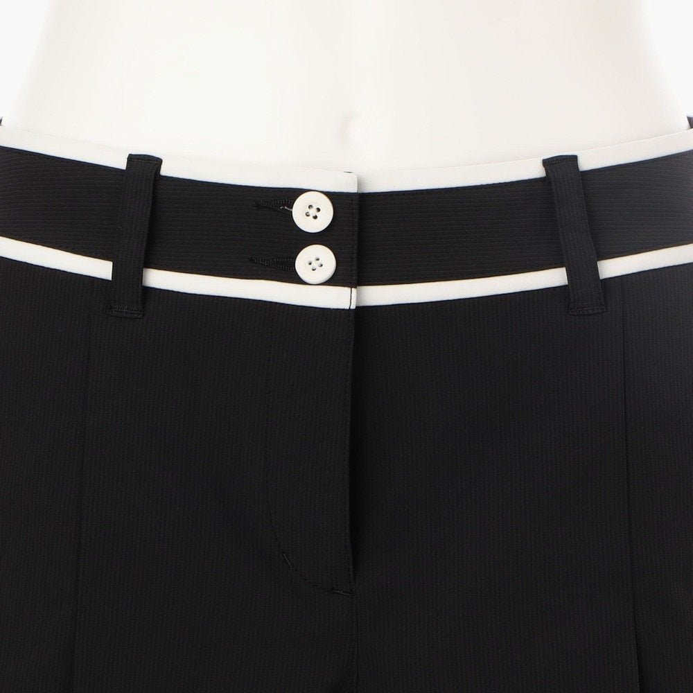 BRIEFING WOMENS WS STRIPE PLEATED SHORT PANTS