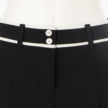 BRIEFING WOMENS WS STRIPE PLEATED SHORT PANTS