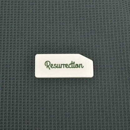 Resurrection MENS  Silicon Tag Waffle Mock Neck (Relax Fit)