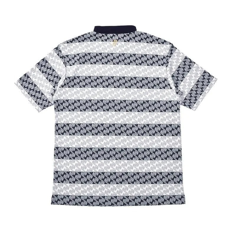 Resurrection MENS GM Striped Jagard Mock Neck