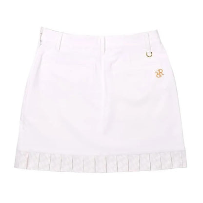 Resurrection WOMENS GM Print Narrow Pleated Skirt