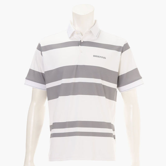 BRIEFING MENS MS PANEL STRIPE POLO RF