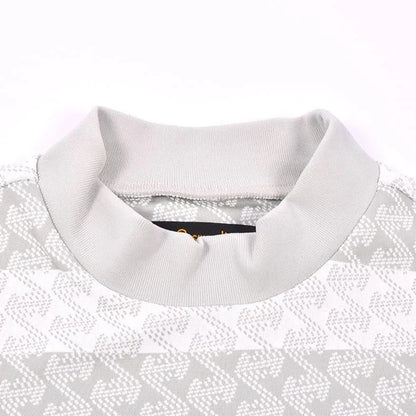 Resurrection MENS GM Striped Jagard Mock Neck