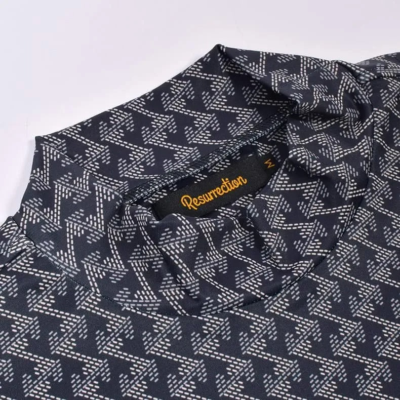 Resurrection MENS GM Print Mock Neck