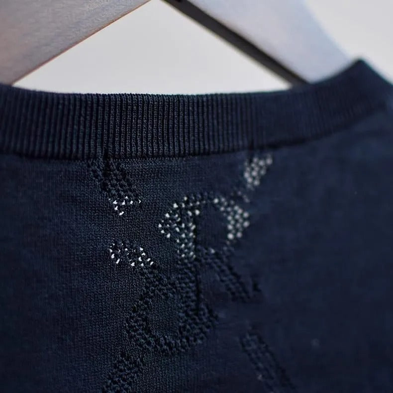 Resurrection MENS Mesh RR Logo Knit  L/S