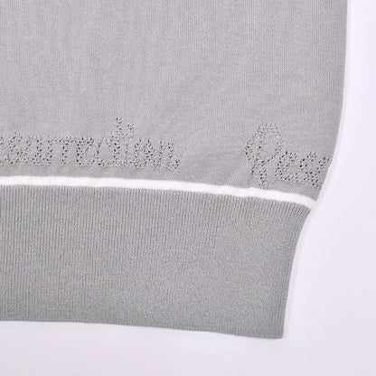 Resurrection MENS Mesh Logo Knit Polo Shirt