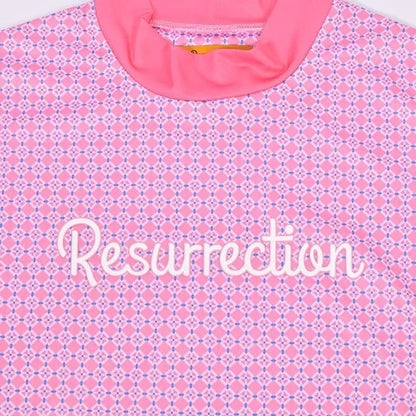 Resurrection WOMENS Scramble Cross Mock Neck