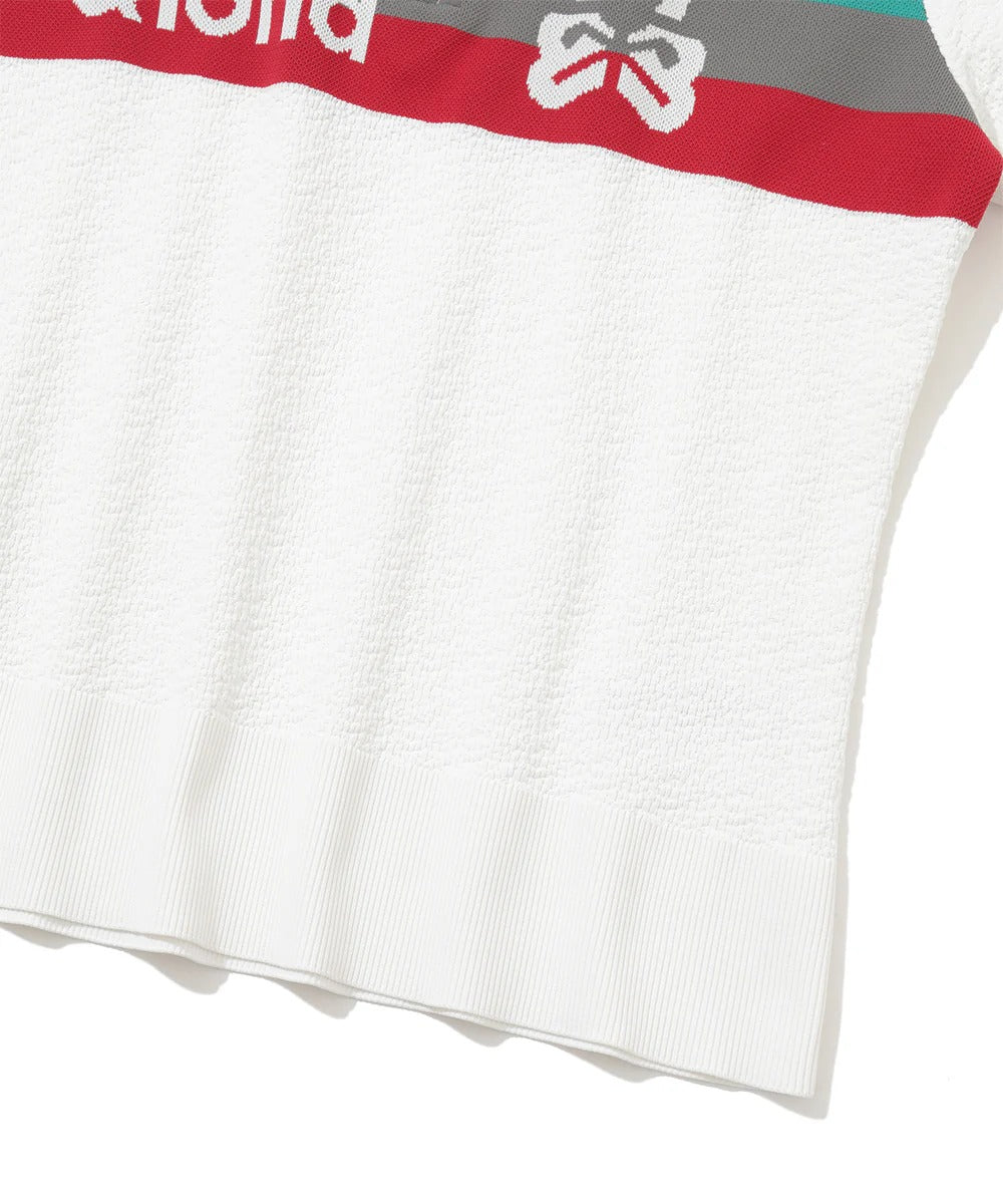 MARK&LONA WOMENS Varese Border Knit Polo