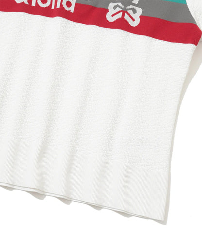 MARK&LONA WOMENS Varese Border Knit Polo