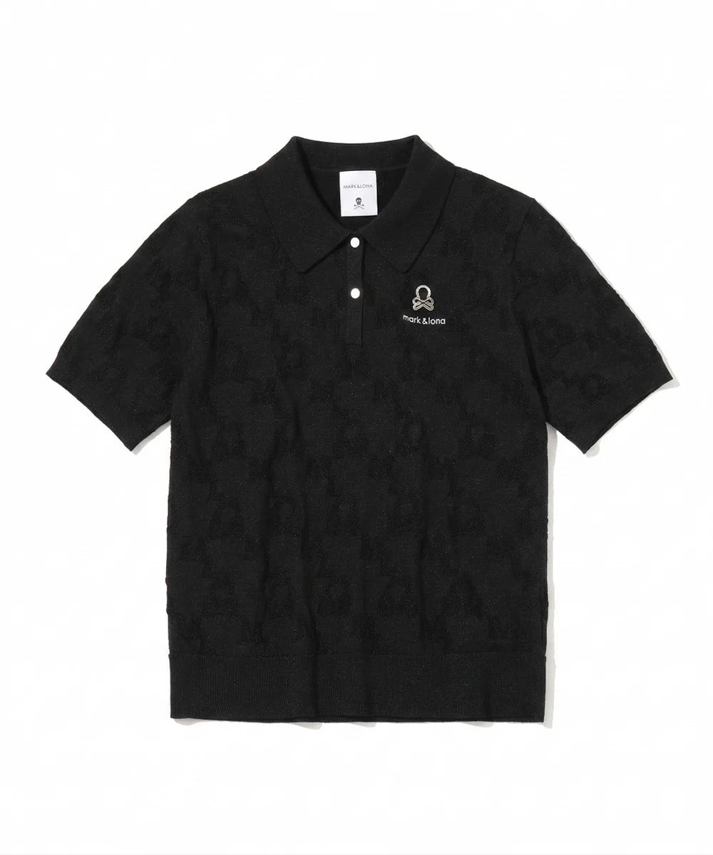 MARK&LONA WOMENS Quadro Icon 2-Way Collar Knit Polo
