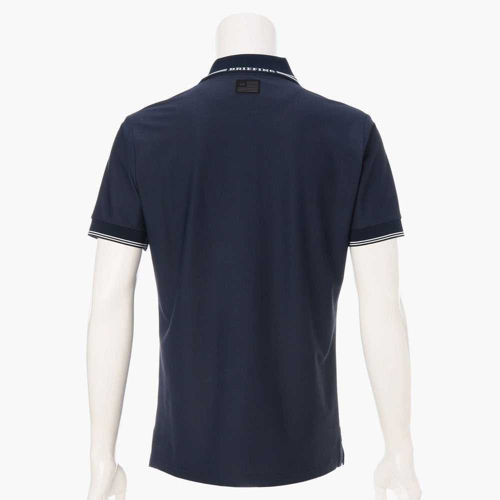 BRIEFING MENS MS MESH MINI LINE POLO