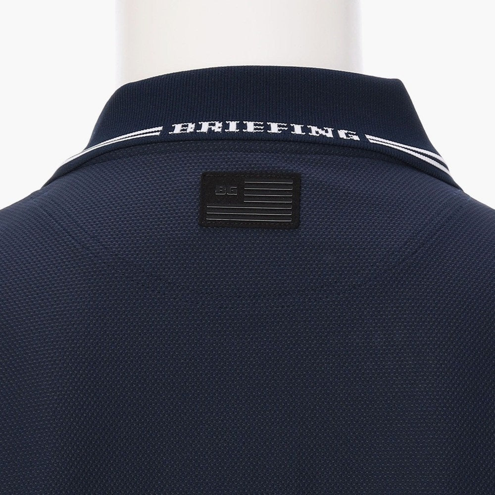 BRIEFING MENS MS MESH MINI LINE POLO