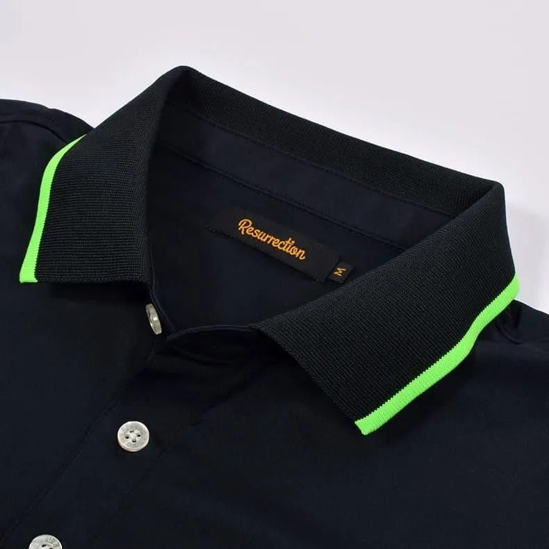 Resurrection MENS Neon Logo Polo Shirt