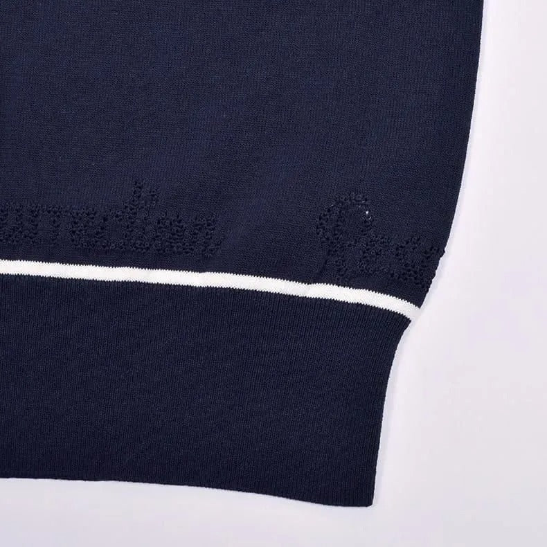 Resurrection MENS Mesh Logo Knit Polo Shirt