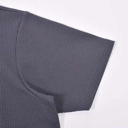 Resurrection MENS  Silicon Tag Waffle Mock Neck (Relax Fit)
